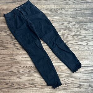 7 For All Mankind Women's Gwenevere Ankle Skinny Mid Rise Jean raw hem